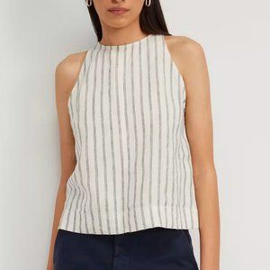 EUC Everlane Linen High-Neck Tank - Size 16